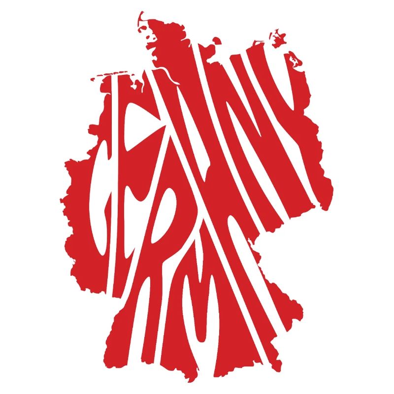 Retro Map of Germany