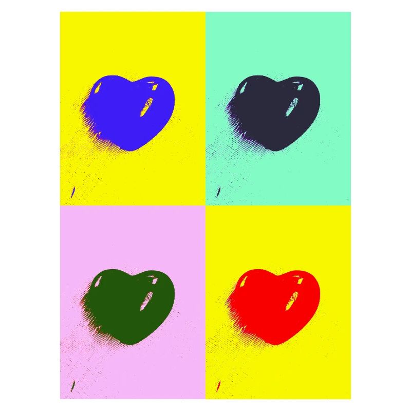 Pop-Art-Herz