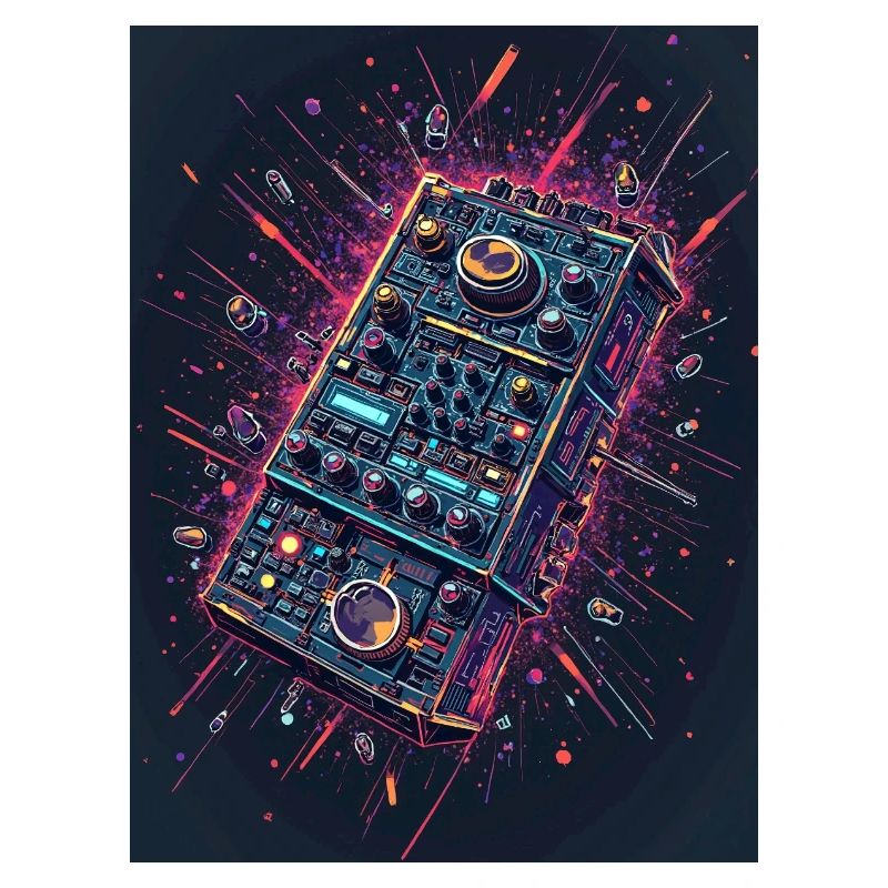 Explosion du contrôleur DJ numérique