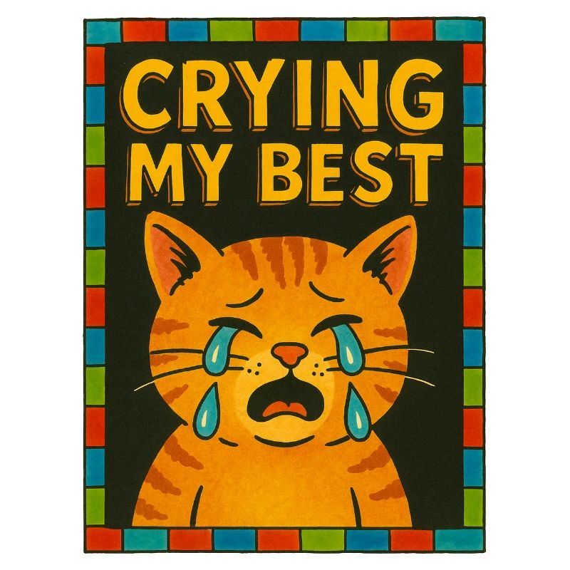 Chat qui pleure, émotif