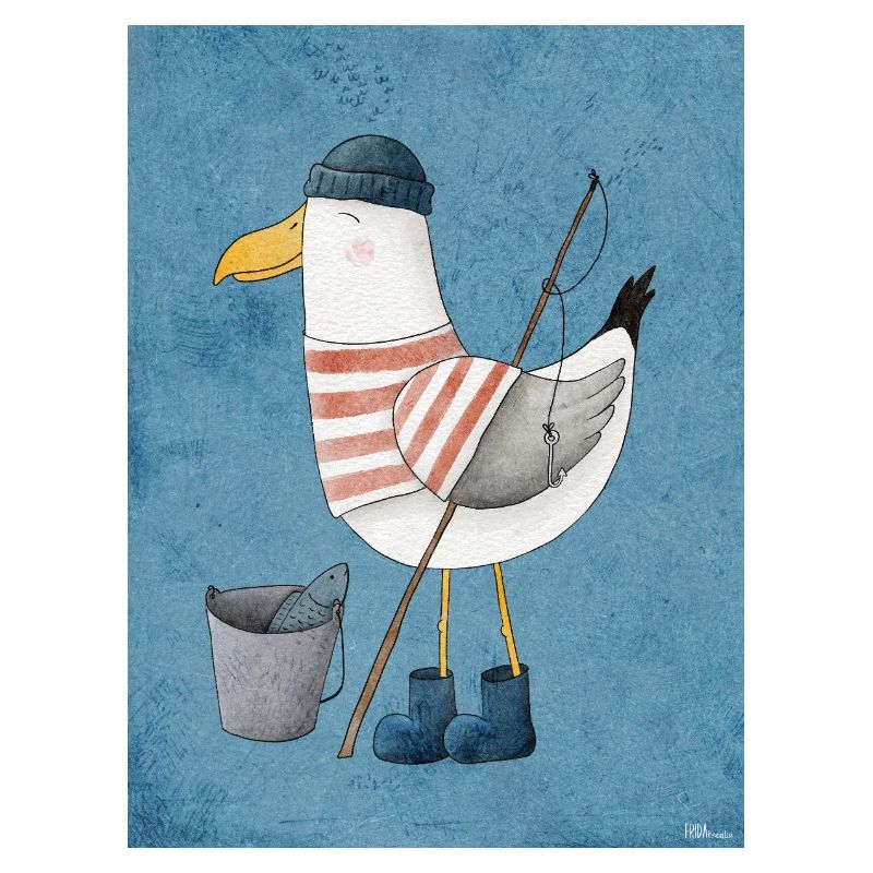 Maritime Möwe mit Charme