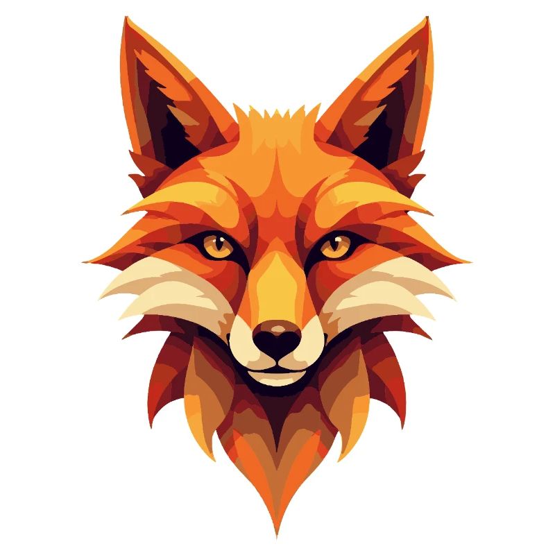 Geometrischer Glutfuchs