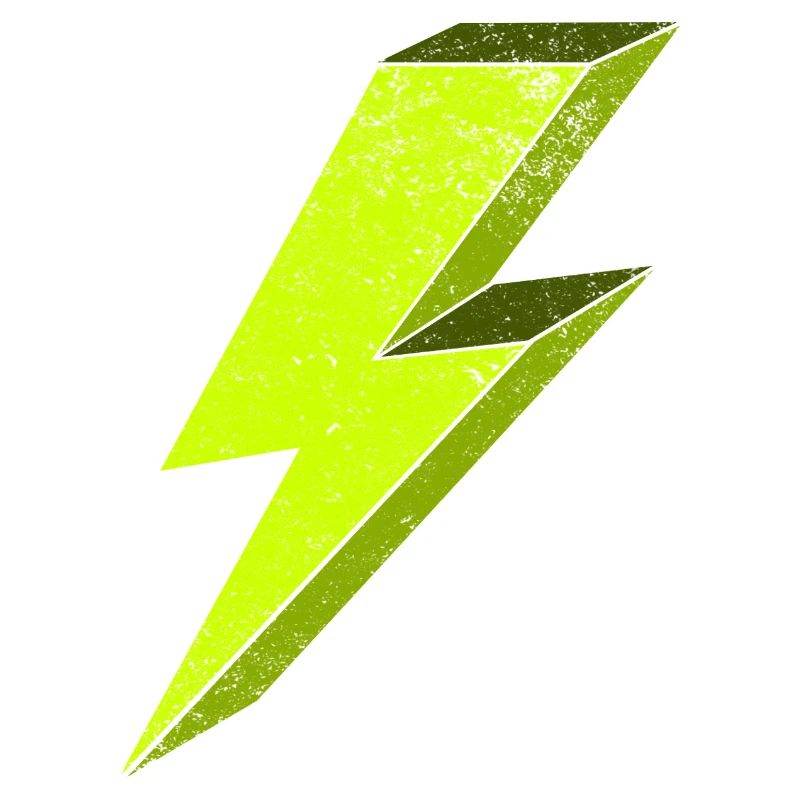 Luminous Electric Flash Illustration 3D