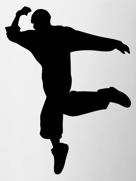 B-Boy Silhouette – Breakdance Move