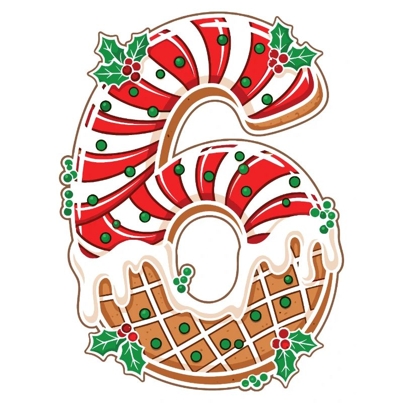 Glaçage Chiffre de Noël 6