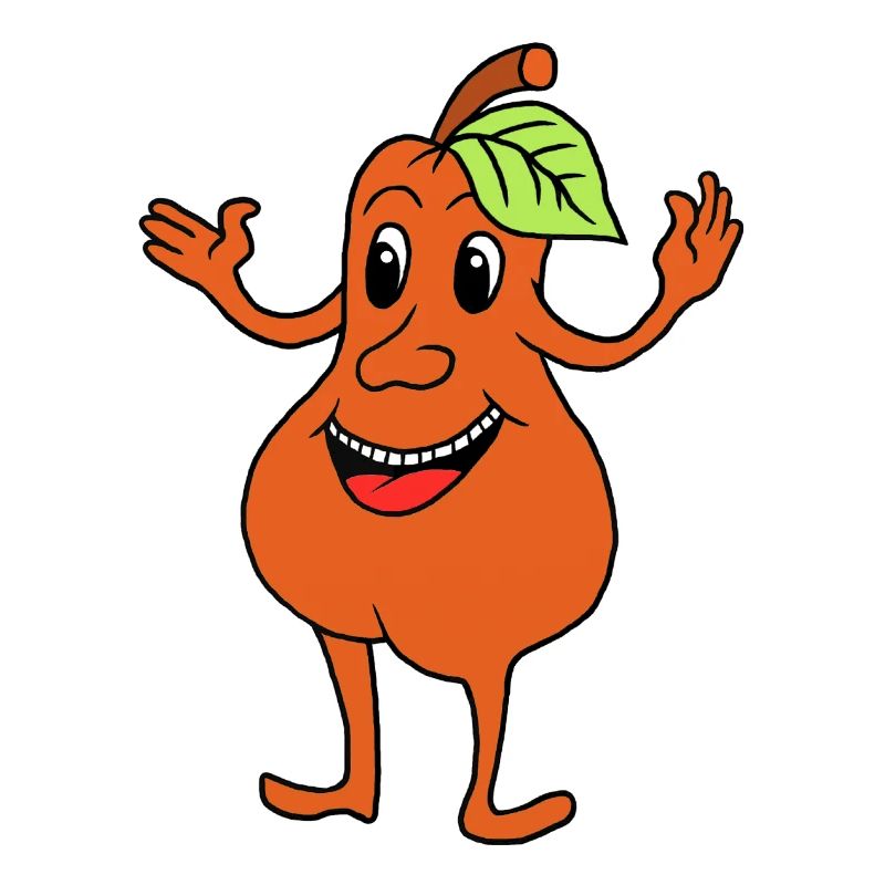 Pear laughing