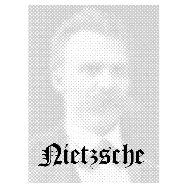 Halftone Philosophical Portrait