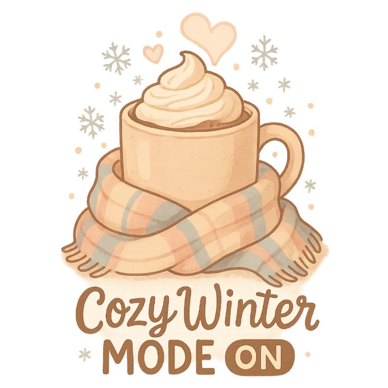 Mode d’hiver douillette – Cozy Winter Cocoa Design