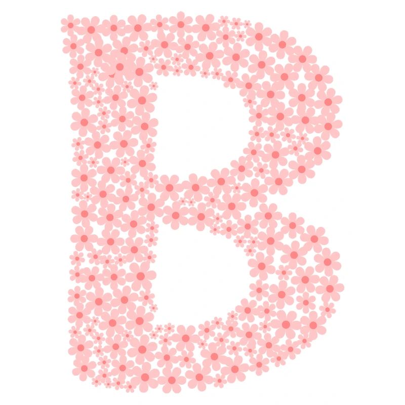 Monogramme Blossom « B »