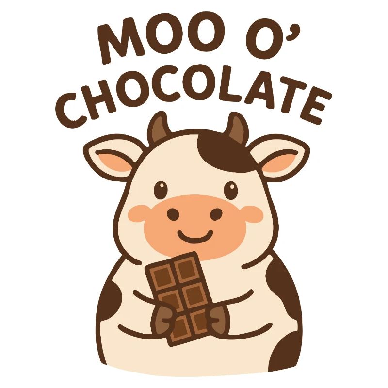 Moo o’Chocolate Drôle de jeu de mots vacain