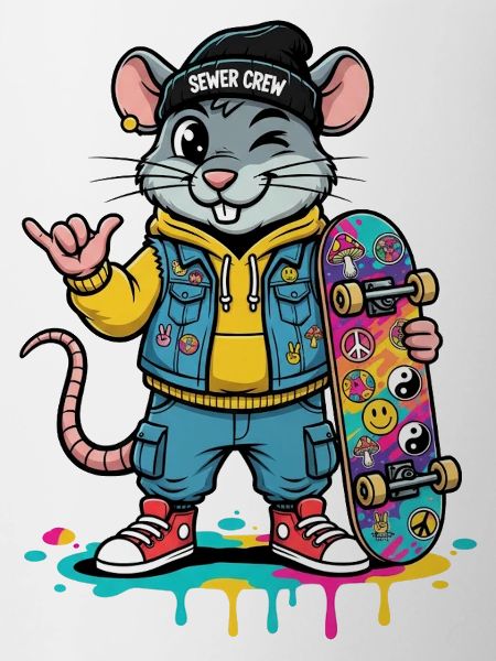 Ratten-Skater Sewer Crew