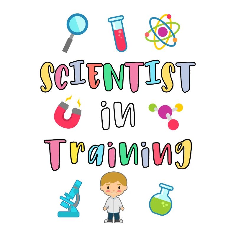 Young scientist in training