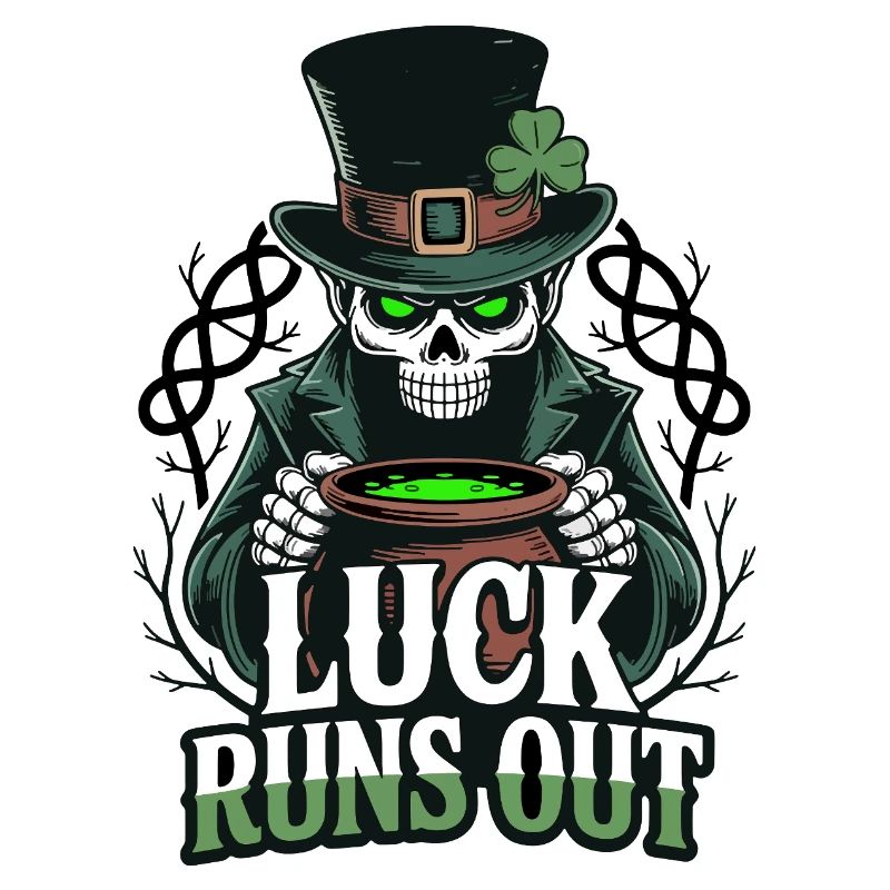 St. Patricks Day Skellett: Glück geht aus