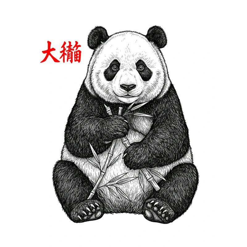 Asiatischer Panda