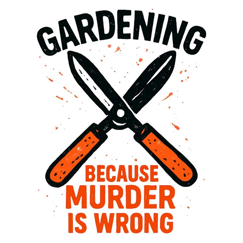 Pruning shears Humor Gardening Permaculture