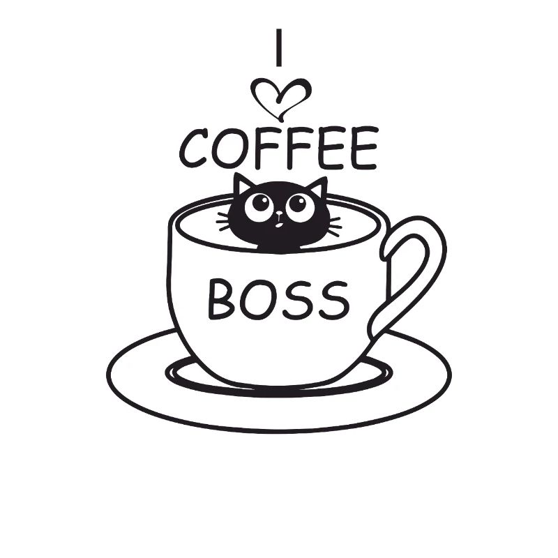 Chat de café