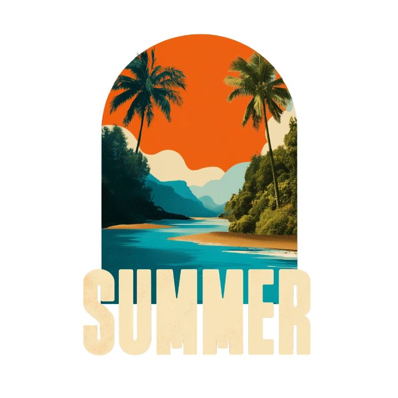 Tropical summer beach