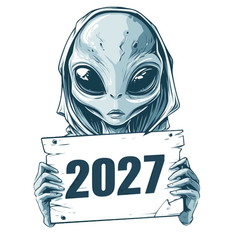 Extraterrestre bleu clair 2027