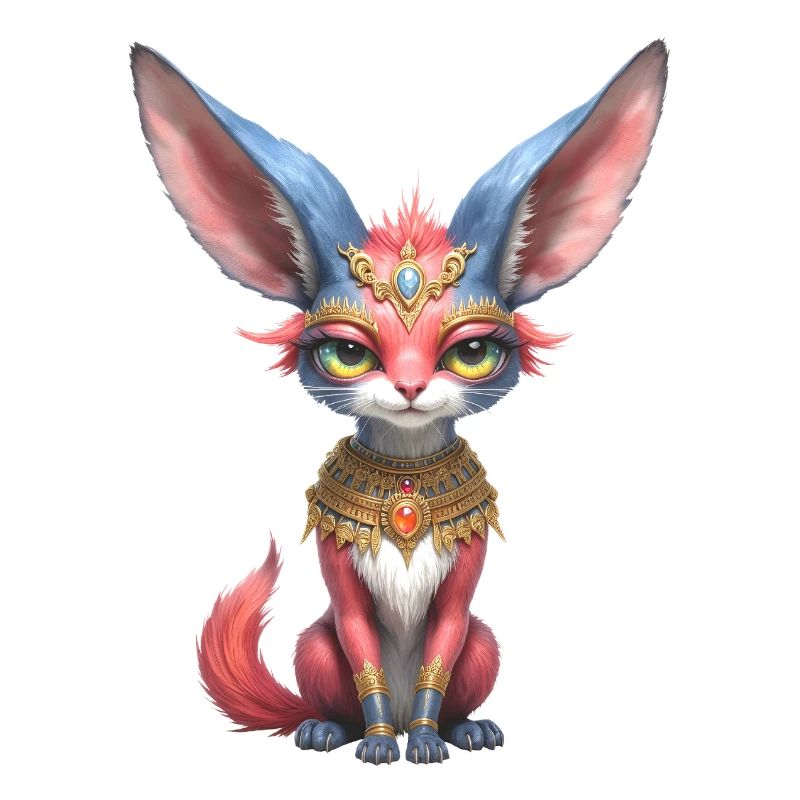 Pharaon Chat de Cristal et d’Or