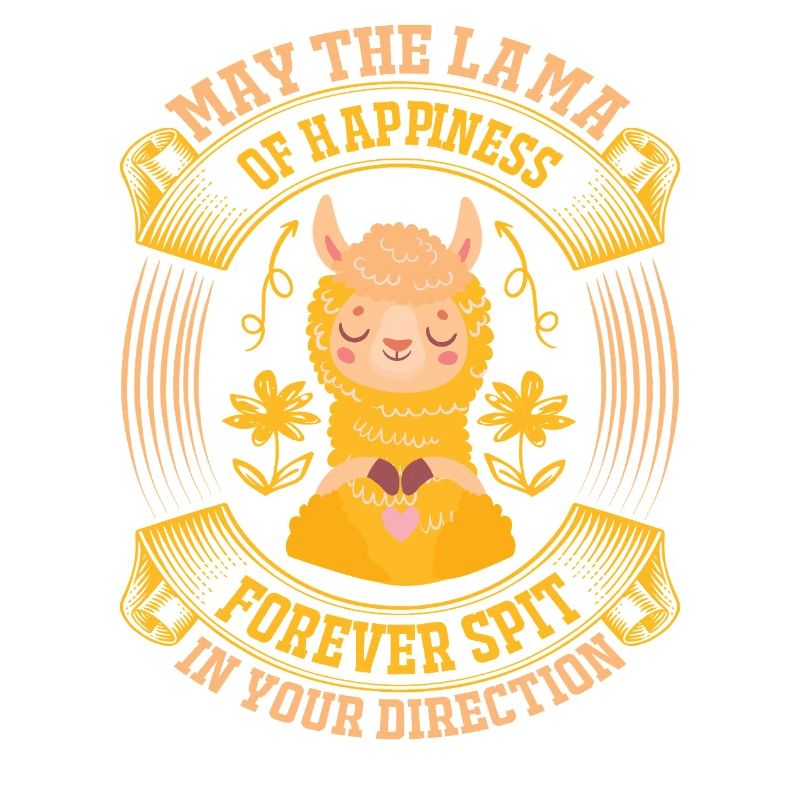 Lama spit happiness