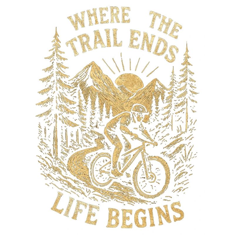 Sentier vintage pour VTT – Flow & Mountains Design