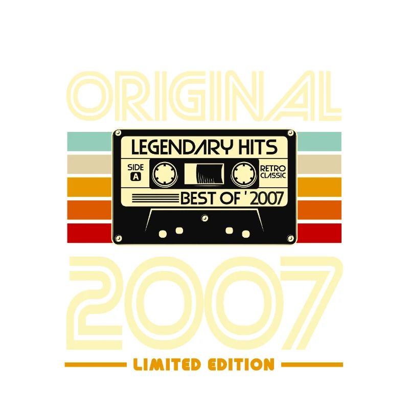 Originale 2007er Vintage-Kassette