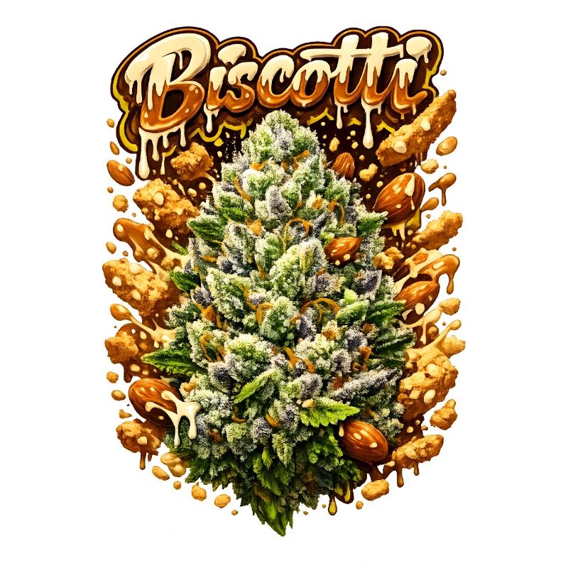 Biscotti Cookie Graffiti Art Print