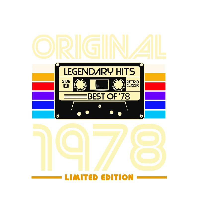 Original 1978 Cassette Retro