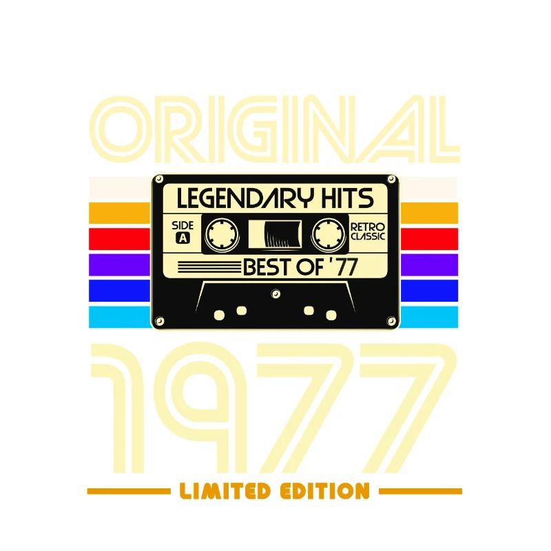 Original 1977 Retro Cassette