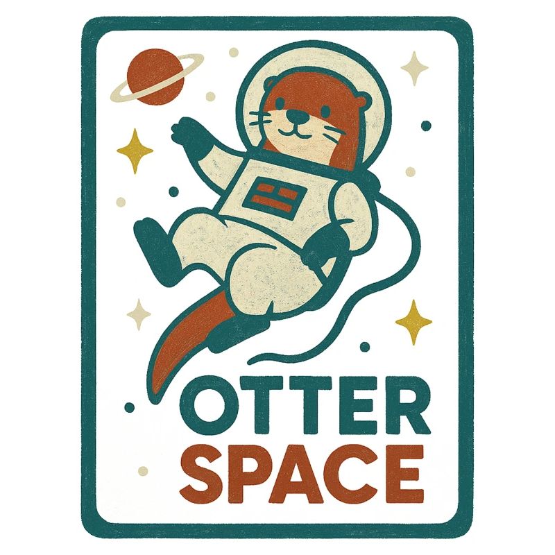 Otter Space Astronaut
