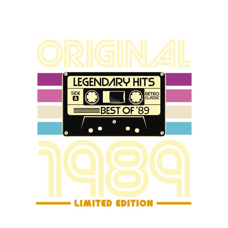 1989 Edition Limitée Cassette Retro