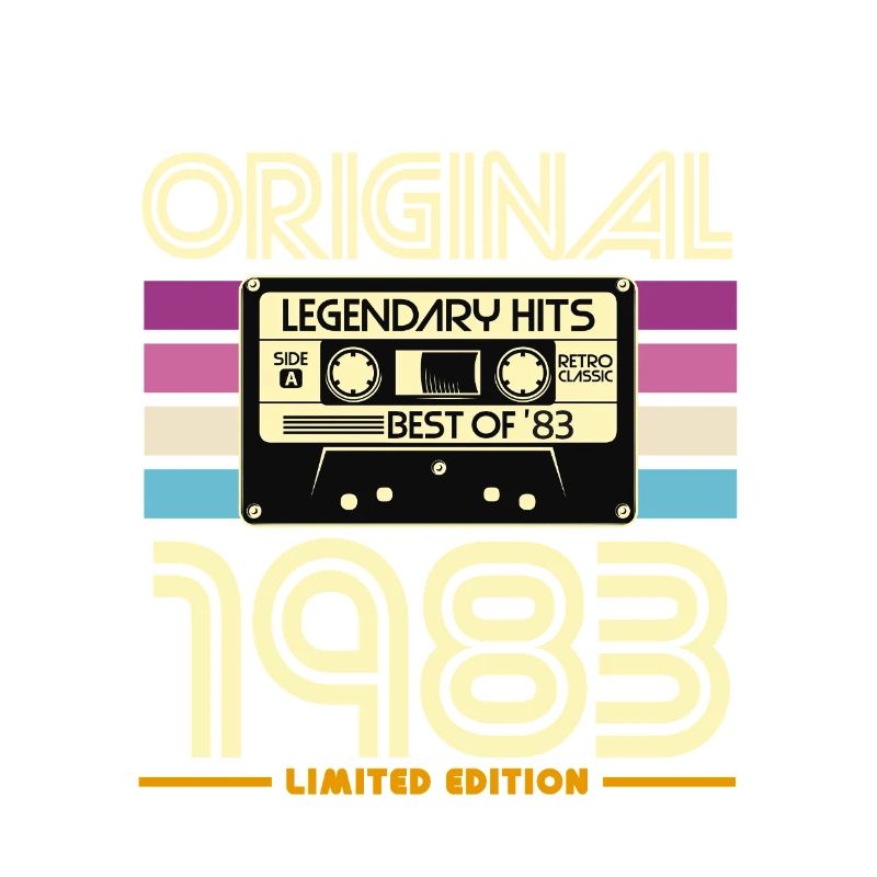 Retro Cassette 1983 Legend