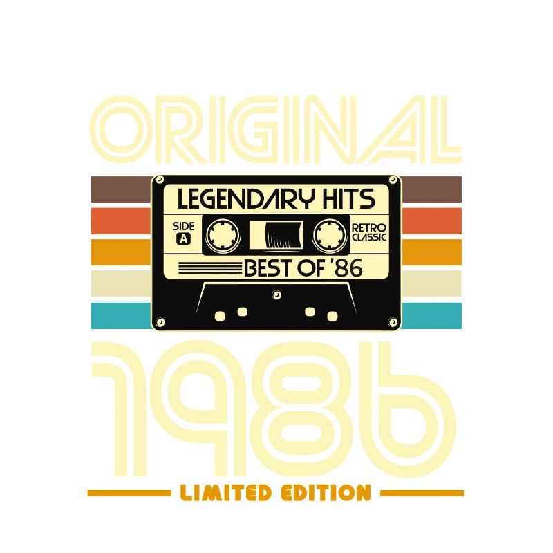 Original 1986 Cassette Rétro Édition Limitée