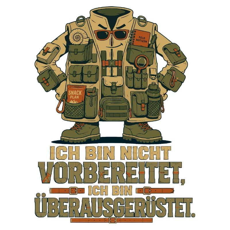 Ich bin nicht vorbereitet, ich bin Überausgerüstet