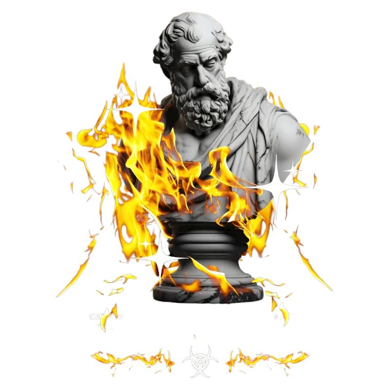 Statue de flammes avec sort de feu