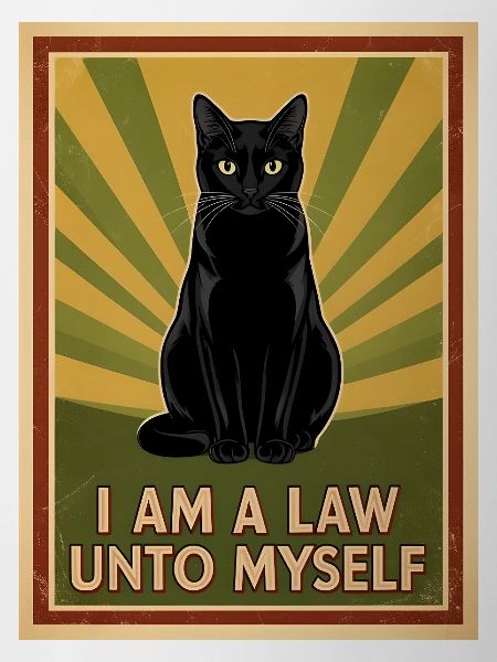 I am a law unto myself
