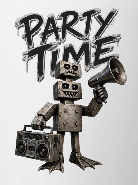 Roboter-Partyzeit