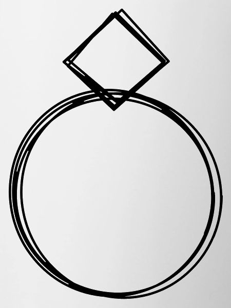 Ring handgezeichnet