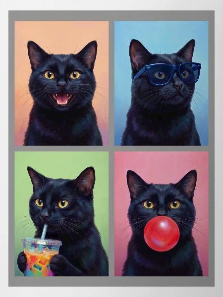 Katzen schwarze Katze