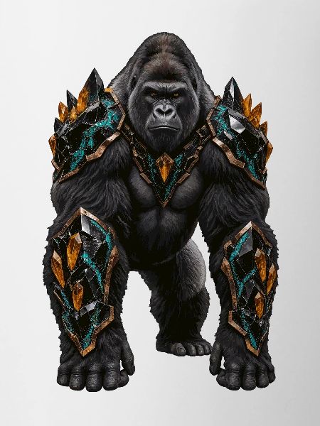 Kriegs-Gorilla Kristallrüstung