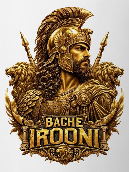 Bache Irooni Krieger Persien Gold