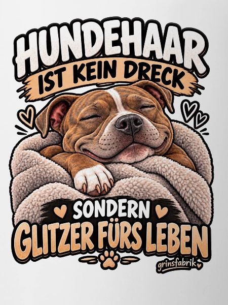 Hundehaare sind Glitzer