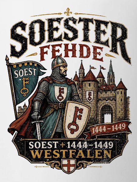  Mittelalterliches SOEST Soester Fehde Geschichte