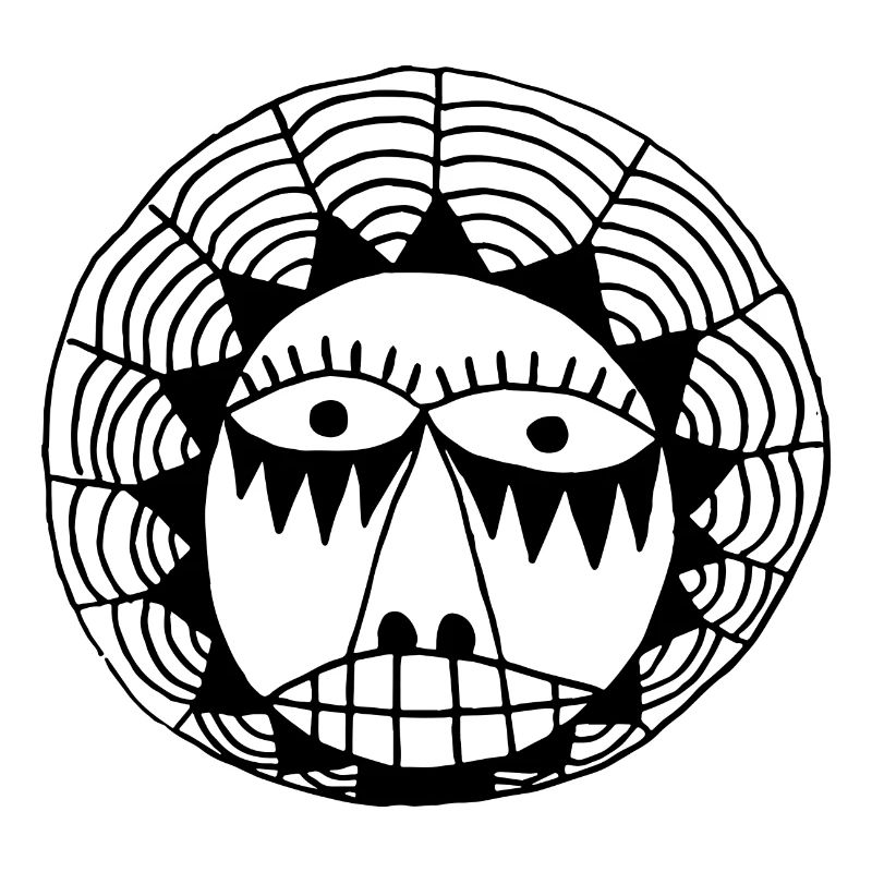 Le masque rond