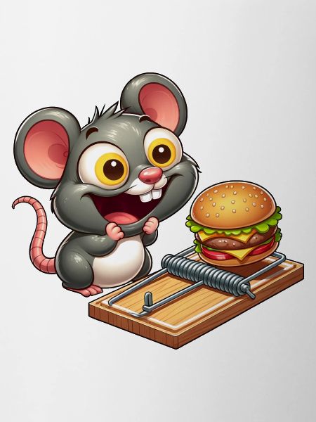 Mouse Rat Mousetrap Hamburger
