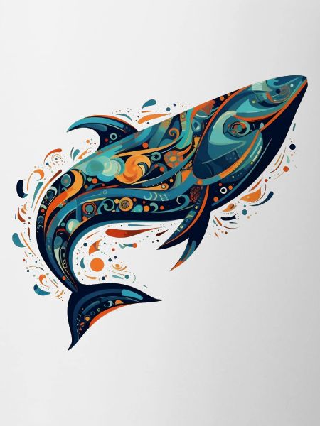 Whale - Abstract