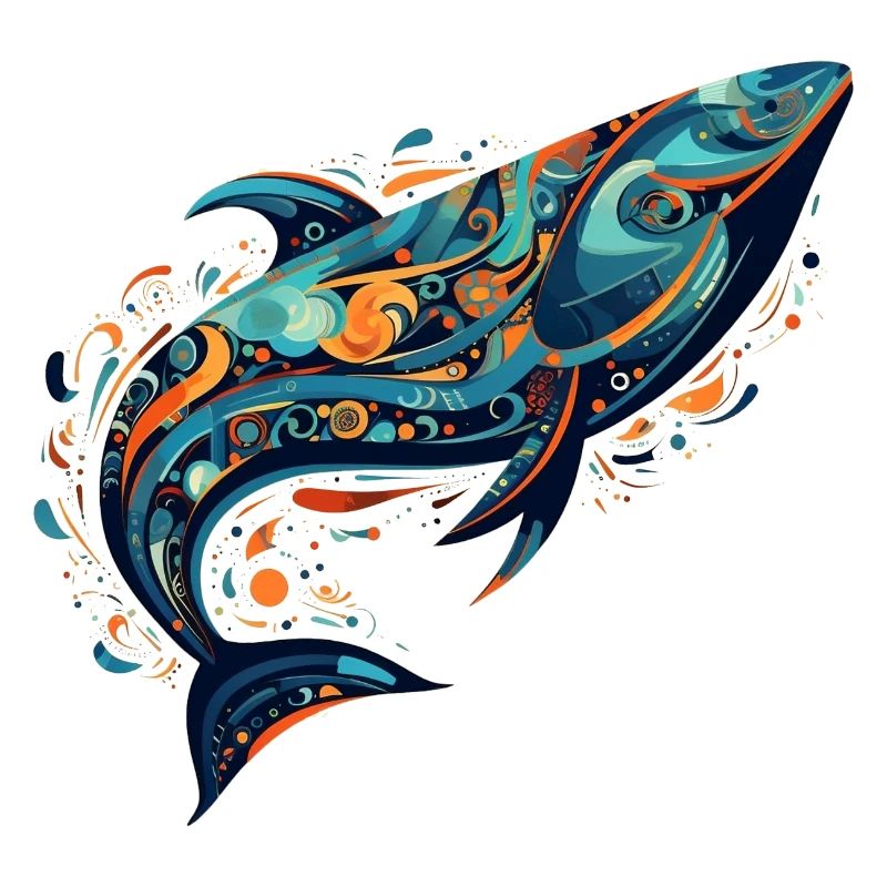 Whale - Abstract