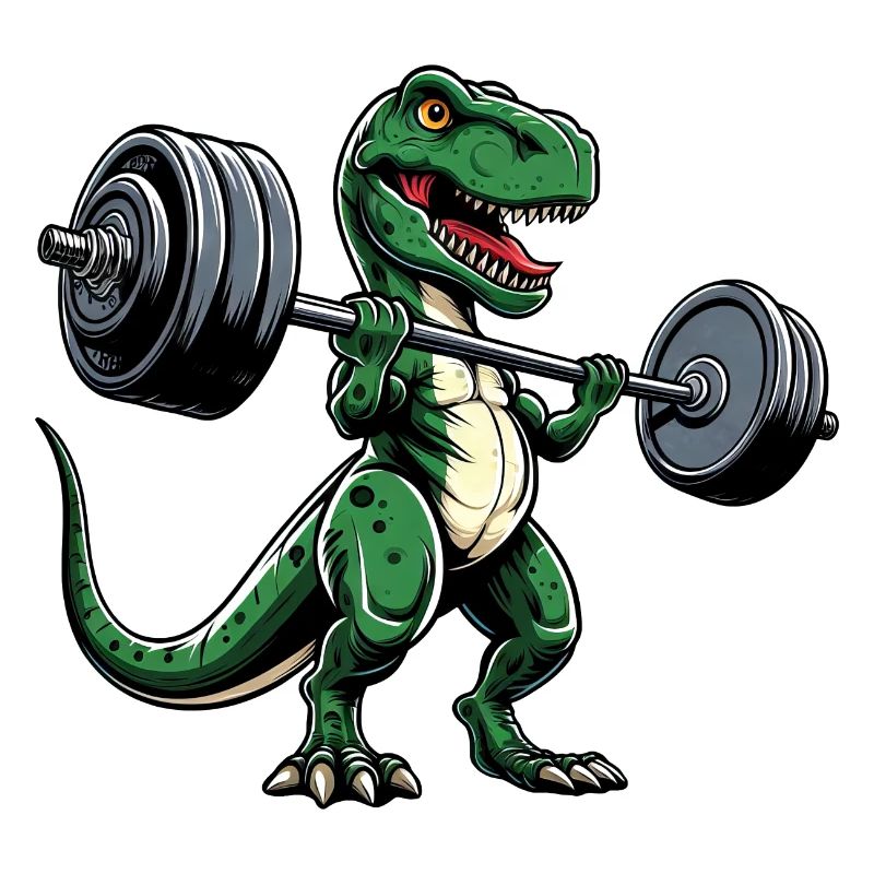 T-Rex Workout Haltères Développé couché Cool