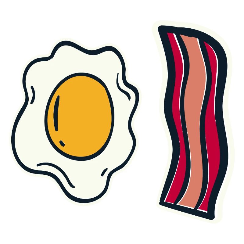 Œuf et bacon