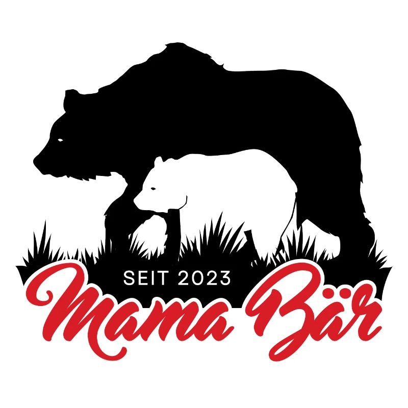 Mama Bär seit 2023 Muttertag Geschenk Weihnachten